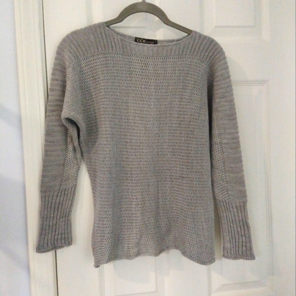 NWT CCK Style Gray Sweater